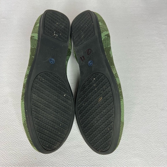 Rothy's The Loafer Women's Olive Green Camo Slip On Flats Shoes US Size 7.5 - Picture 6 of 9
